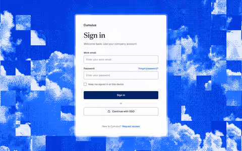 Cumulus website